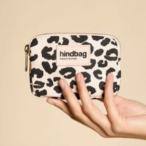 leopard porte monnaie hindbag