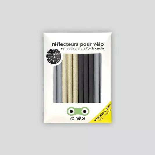 Réflecteurs pour vélo Argent or noir Rainette La cachette de M
