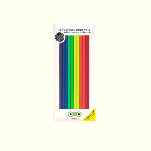 Grand Réflecteurs pour vélo multi couleur Rainette La cachette de M