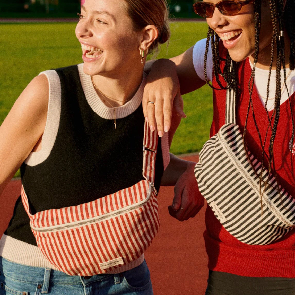 Sac banane Custine - Red Striped