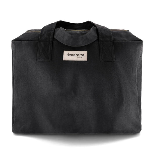 Sac 24 heures Célestins - Black waxed