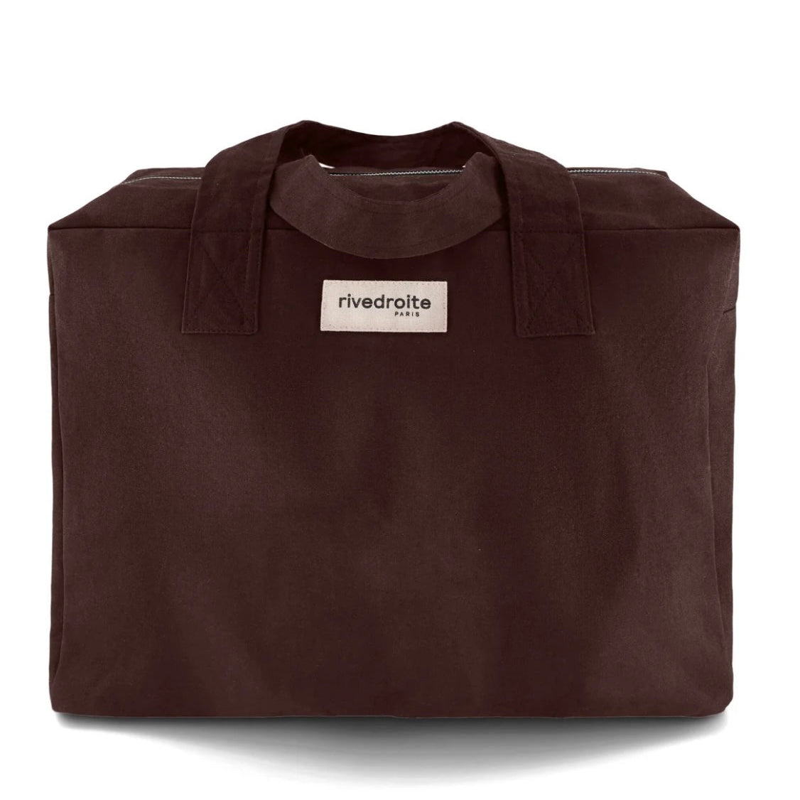 Sac 24 heures Célestins chocolate brown waxed