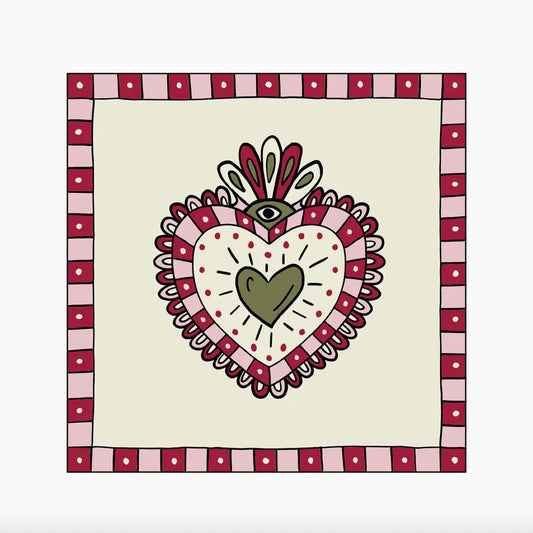 Serviette en papier Ex voto Rose