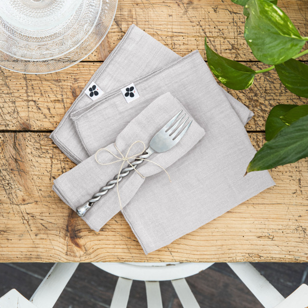 effet papillon gaze de coton serviette table nuage