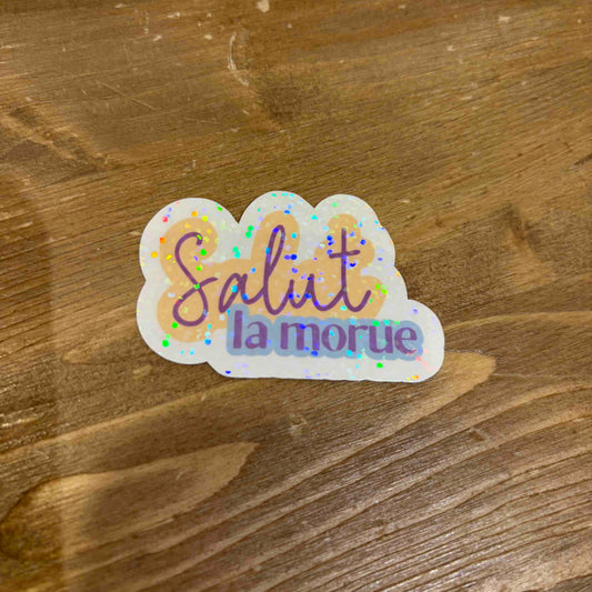 Sticker Salut la morue