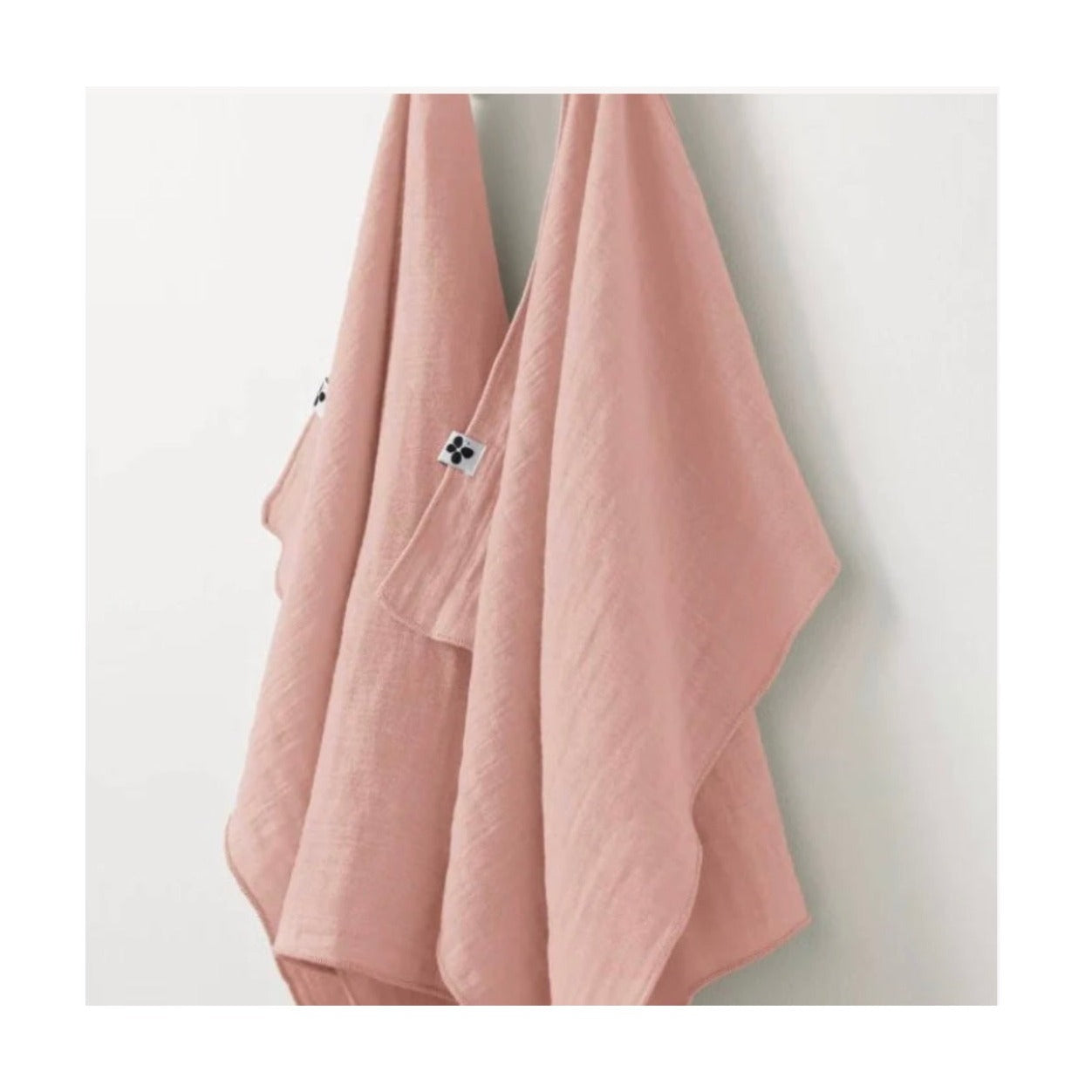 lot 2 Torchons  Rose pêche
