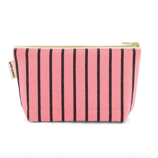 Trousse Rayures Tennis Funky pink