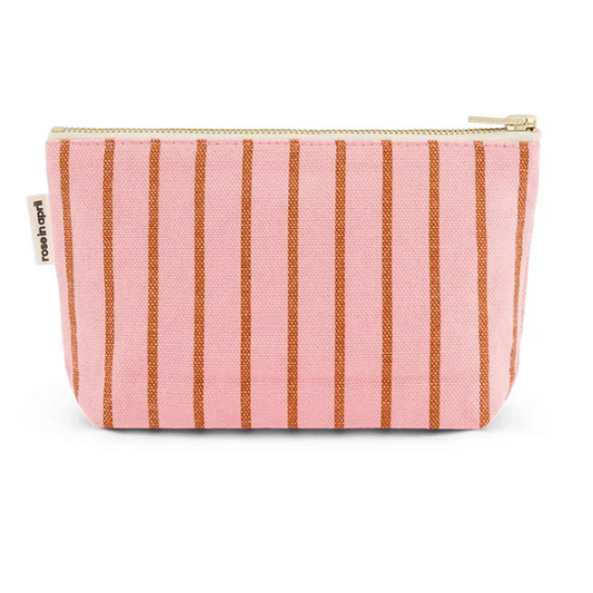 rose in april trousse sofia rayures