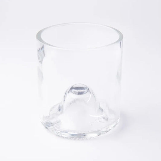 Verres culotés blancs X4