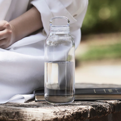 kinto water bottle transparente 900ml