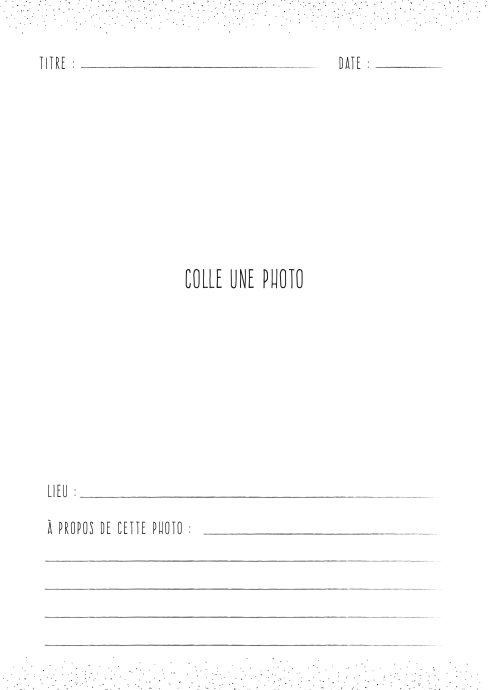 Carnet d'aventures